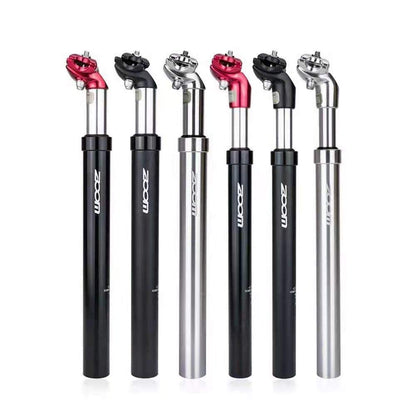 Bike Seat Post Bike Suspension Seatpost 27.2mm 31.6mm Aluminum Adjustable Seatpost for MTB Road Bike Mountain Bike Fixed Bike Seatpost (Black 27.2mm)