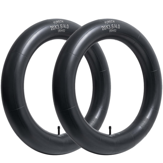 20x4 Bike Tubes AV32mm Schrader Valve 20 x 4.0 Fat E-Bike Tubes for 20 x 3.5/4.0 inch Electric Bike Bicycle Fat Bike Tire Tubes- 2 Pcs