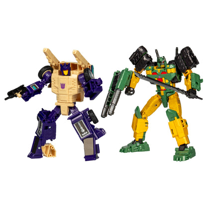 Transformers Legacy United Doom ‘n Destruction Collection Bludgeon & Rukus Mayhem Attack Squad Converting Action Figure 2-Pack 8+ (Amazon Exclusive)