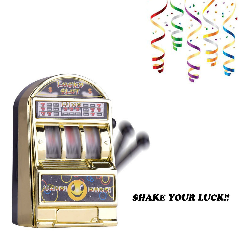 Mini Palm fruit lottery machine Keychain Game Console