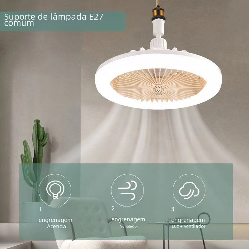 LED Ceiling Fan Light with Remote Control and Dimming