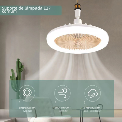 LED Ceiling Fan Light with Remote Control and Dimming