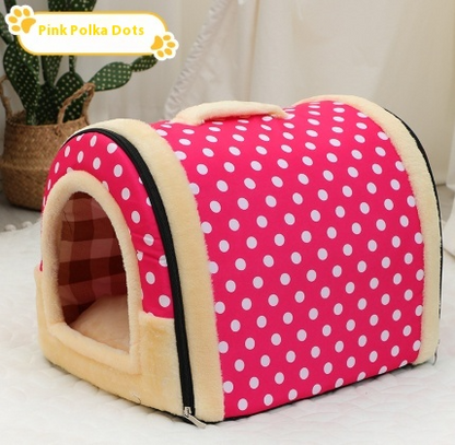 Portable Handle Pet dog cat Bed