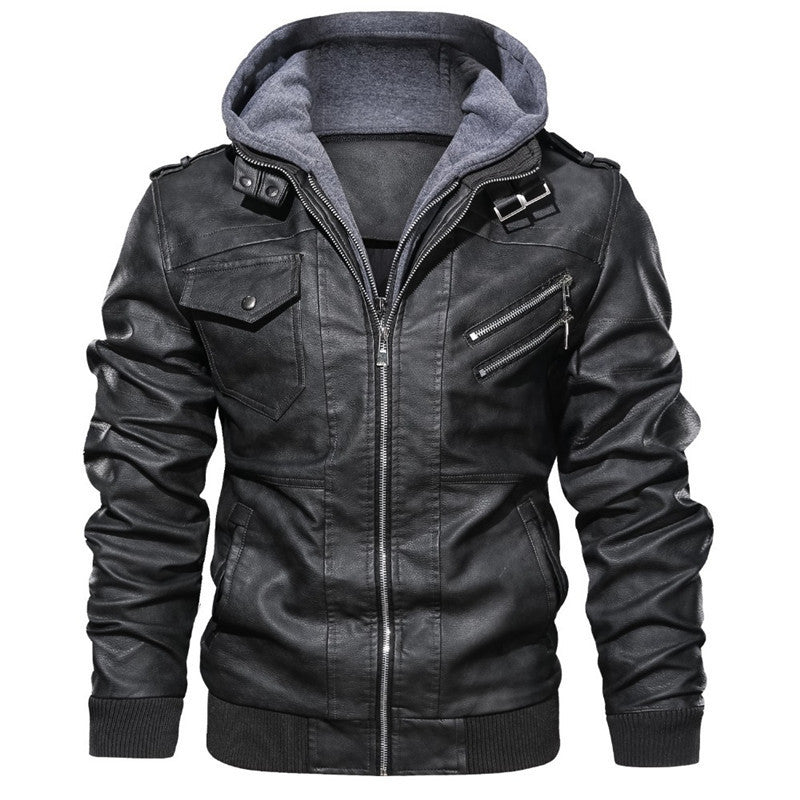 Men Marvel Venom Faux Two-Piece Motorcycle Jacket
