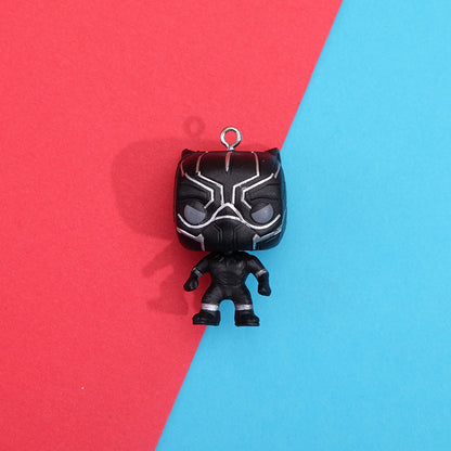 Creative Marvel Q-Version Hero Figurines DIY Decor
