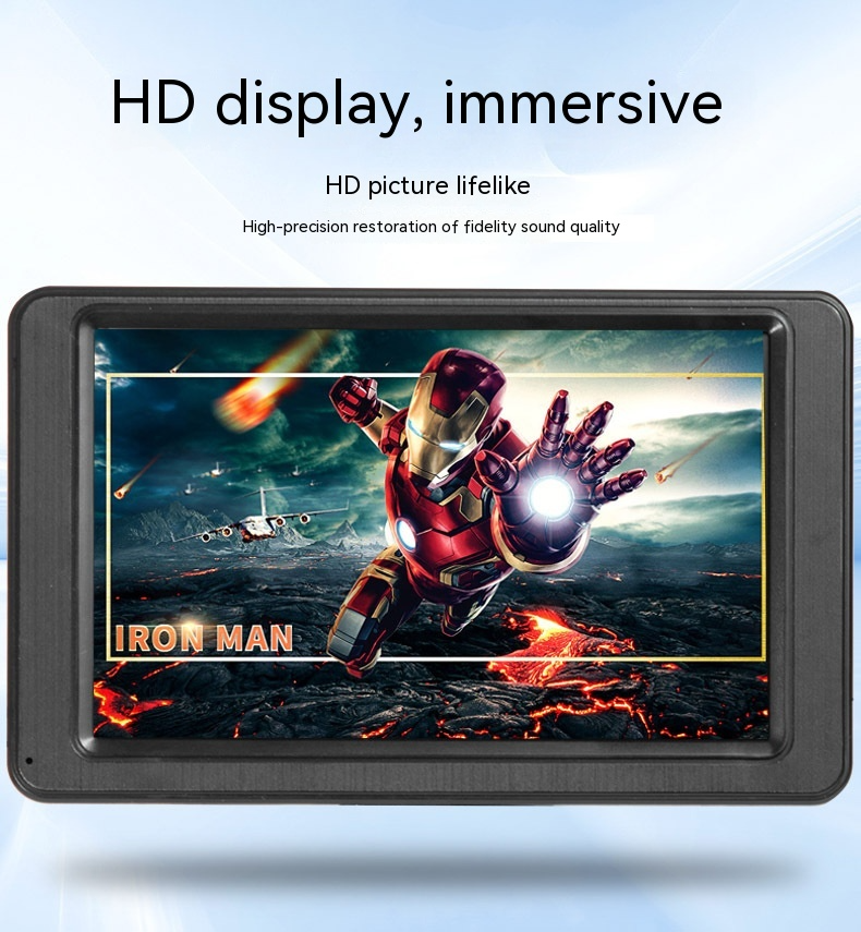 Portable 7-Inch Vehicle MP5 Player support USB SD card AV input