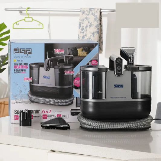 DSP 3 IN 1 PORTABLE Stream Streamer Dust & Stain Removal Vacuum Cleaner 1200W CARPET