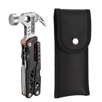 Folding Tool Set screwdriver hammer plier