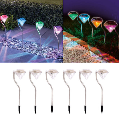 Diamond Lawn Solar Light 12inch