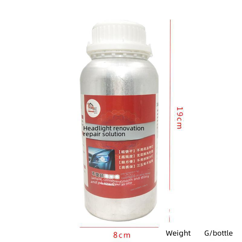 Car Headlight Restoration Coating Repair Tool Kit clear coat