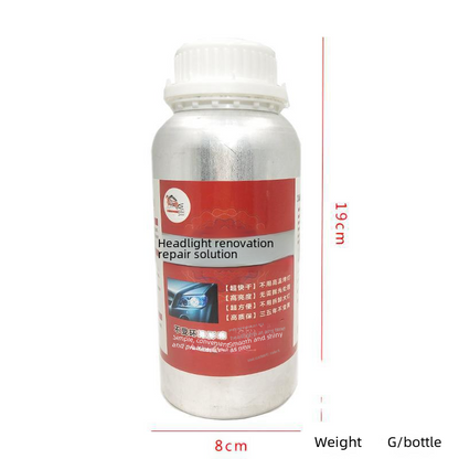 Car Headlight Restoration Coating Repair Tool Kit clear coat
