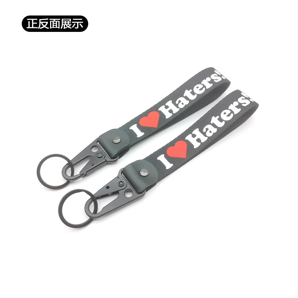 JDM Culture Keychain Wrist Strap with Digital Print 19.5cm x 2.5cm