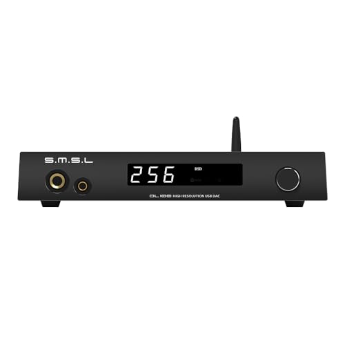 SMSL DL100 Audio Decoder Earphone Amplifier4*CS43131 ChipHDMI(ARC) Can be Decoded for TV Dual Mode ISB6.35mm+4.4mm Dual Headphone OutputXLR Balanced+RCA OutputFull Function Remote Control