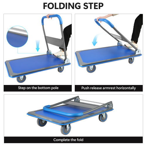 660 Lb Folding Foldable Trolley home hardware