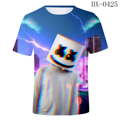 Marshmello 3D Unisex T-Shirt - Trendy DJ Style