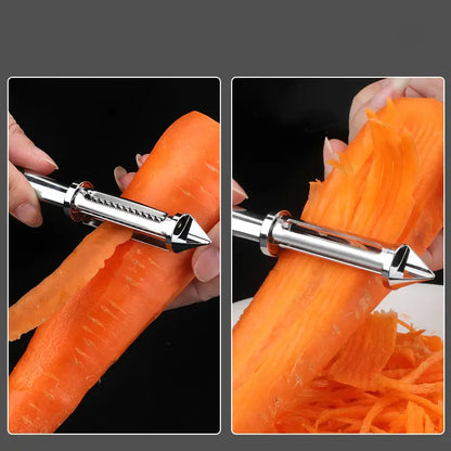 Multifunctional Stainless Steel Vegetable Peeler Gadget