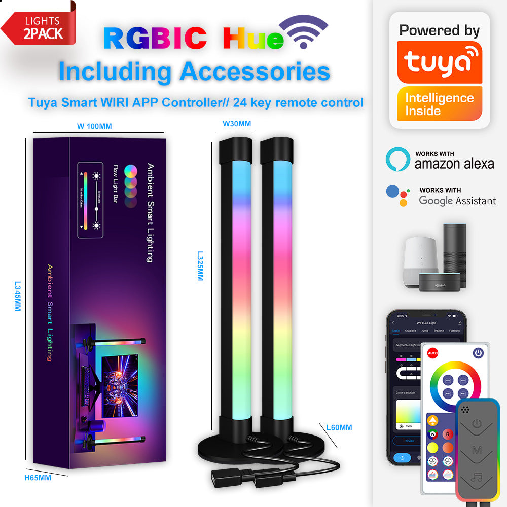 RGB Ambient Music Sync Light for Desktop & Bedside with RC