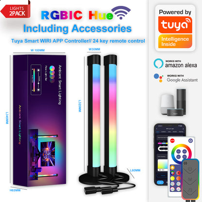 RGB Ambient Music Sync Light for Desktop & Bedside with RC