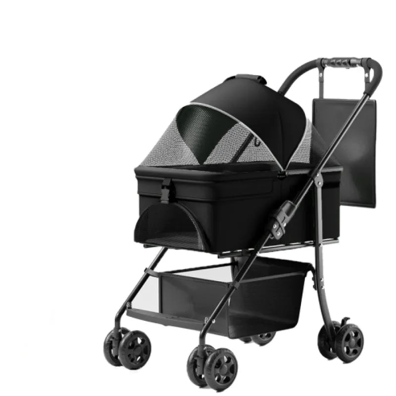 Pet Folding Stroller trolley cat dog travel outdoor
