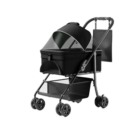 Pet Folding Stroller trolley cat dog travel outdoor