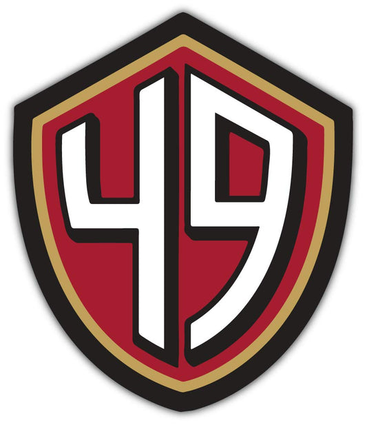 San Francisco City 49z Football Die-Cut Sticker Decal vinyl 4 X 5