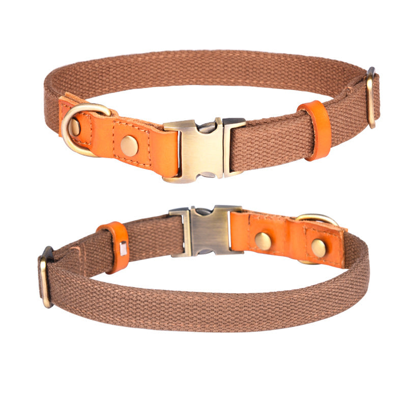 Comfortable Leather Engraved Pet dog Collar