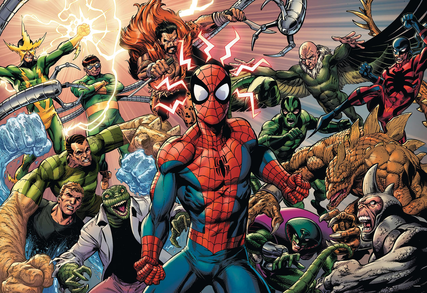 Buffalo Games - Marvel - Sinister War - 2000 Piece Jigsaw Puzzle for Adults -Challenging Puzzle Perfect for Game Nights - Finished Size is 38.50 x 26.50
