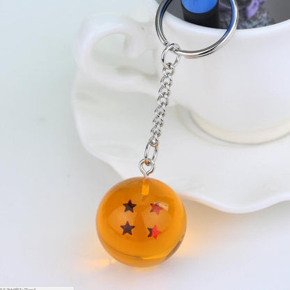 Dragon Ball Keychain Creative Pendant 1-7 dragon Star Balls