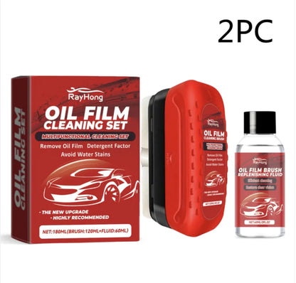 Car Windshield Cleaner Set Oil Decontamination