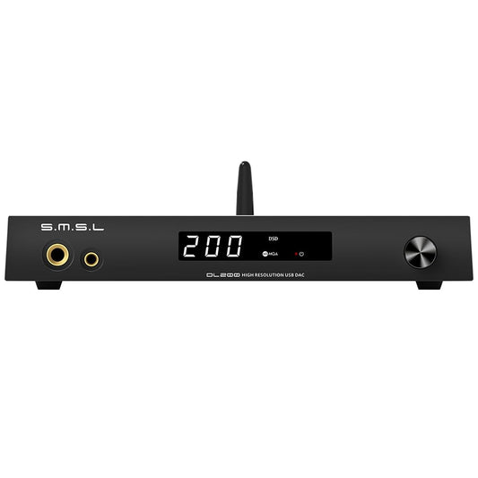 SMSL DL200 ES9039Q2M Audio DAC and HiFi Headphone Amplifier6.35mm Headphone/4.4m Headphone/TRS Balanced Line/RCA Single end Line OutputDualmode USB2.0/1.1TND+N -123dBwith Remote Control