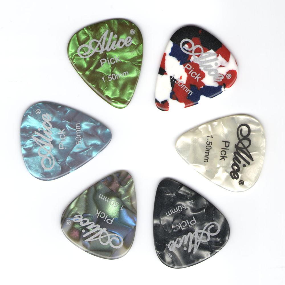 Alice AP100 Celluloid Guitar Picks for Acoustic & Electric
