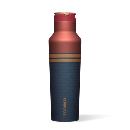Corkcicle Sport Canteen - Water Bottle & Thermos - Triple Insulated Shatterproof Stainless Steel 20 oz Marvel - Captain Marvel