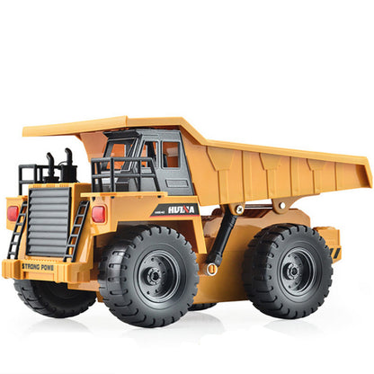 Remote Control Dump Truck Alloy Model Toy Vehicle 28cm