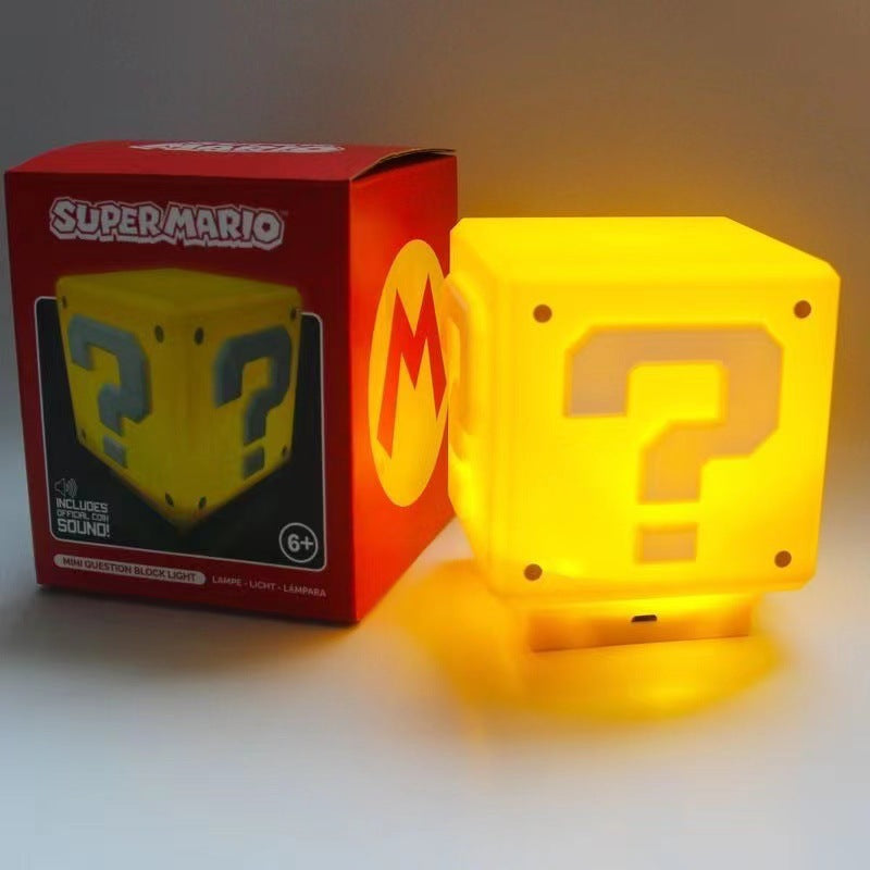 Mario LED Question Block Charging Table Lamp