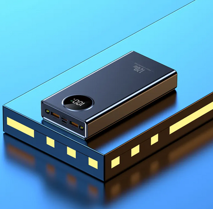 Super Fast Charge Power Bank PD 120W FAST CHARGING 10000 20000MAH BATTERY DISPLAY