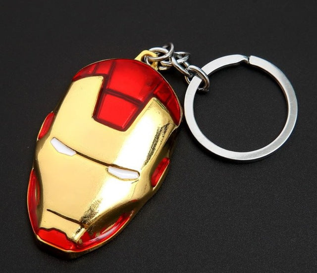 Avengers Marvel + DC Keychain - Spiderman Ironman captain Batman