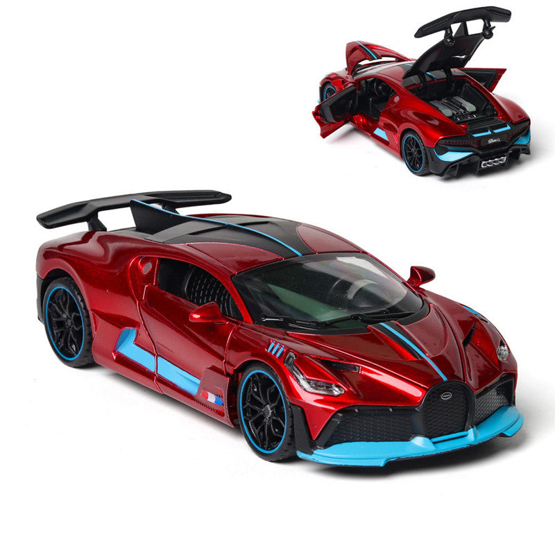 1:32 Bugatti Die-Cast Racing Car Model with Sound & Light