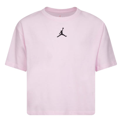 Jordan Girls Essentials Tee (Little Kids/Big Kids) Pink Foam SM (7 Little Kid)