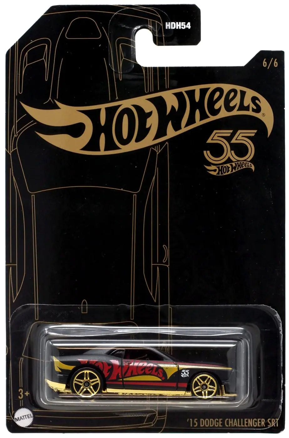 Hot Wheels 15 Dodge Challenger SRT 55th Anniversary