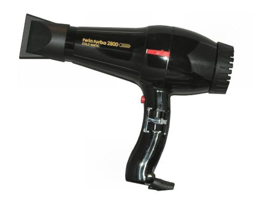 Turbo Power Twinturbo 2800w Coldmatic Hair Dryer Black