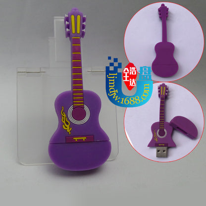 Cartoon 64GB USB Drive - Violin, Guitar, Microphone