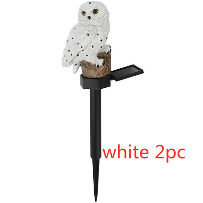 Solar powered Owl shape Garden Lawn Light