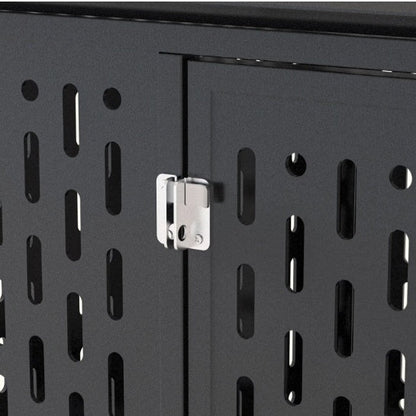 Heavy Duty Dog Crate 45 Inch Indestructible Pet Dog Cage Crate Kennel With Roof Top 2 Doors Removable Trays