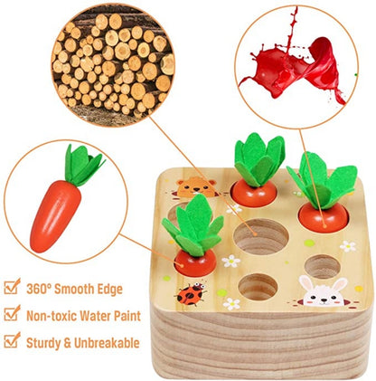 Children's Magnetic Fun Fishing Carrot Game Toy