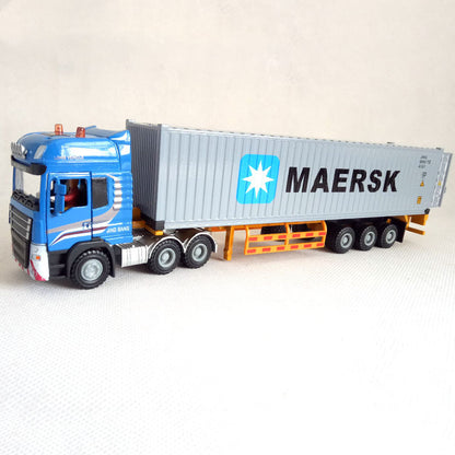 1:50 Scale Delivery Container Truck Model Toy Vehicle 28cm
