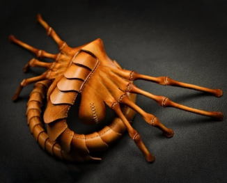 Halloween Scorpion Mask - Scary Costume Accessory leather