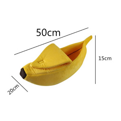 Banana Cozy Pet Bed dog cat