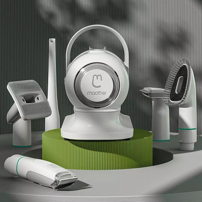 Smart Grooming Tool with Hair Sucker for Pets 220v