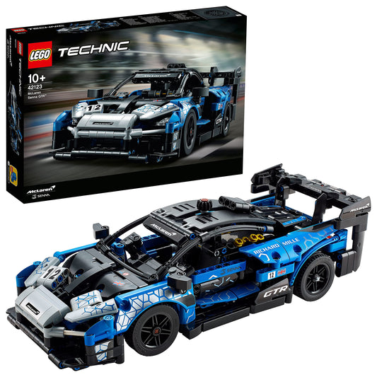 LEGO® Technic McLaren Senna GTR™ 42123 Toy Car Model Building Kit Build and Display an Authentic McLaren Supercar