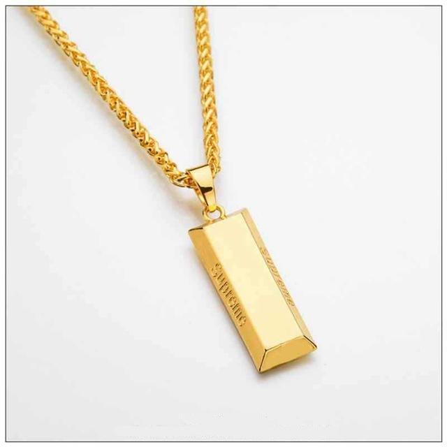Kris Wu Style Men's Bold Necklace with Gun Pendant